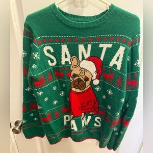 Santa Paws Christmas Sweater Juniors/Women 2X